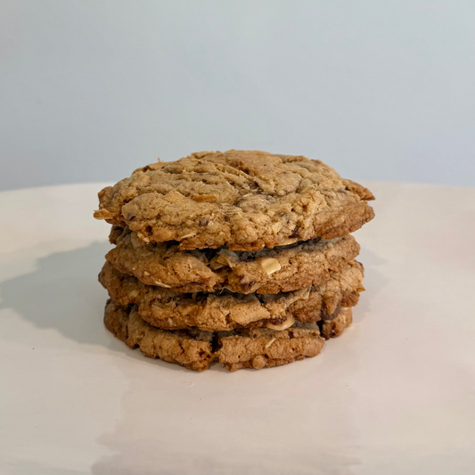 “The Guilty Pleasure” - Chocolate Chip Toffee Oatmeal- $3.50/cookie